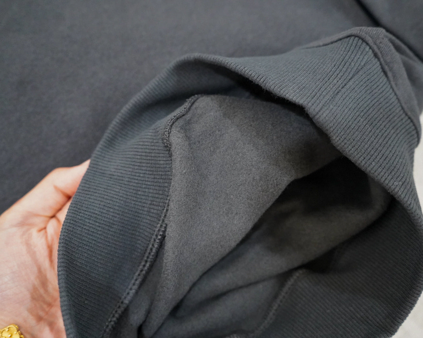 Kids Black Thobe Crewneck