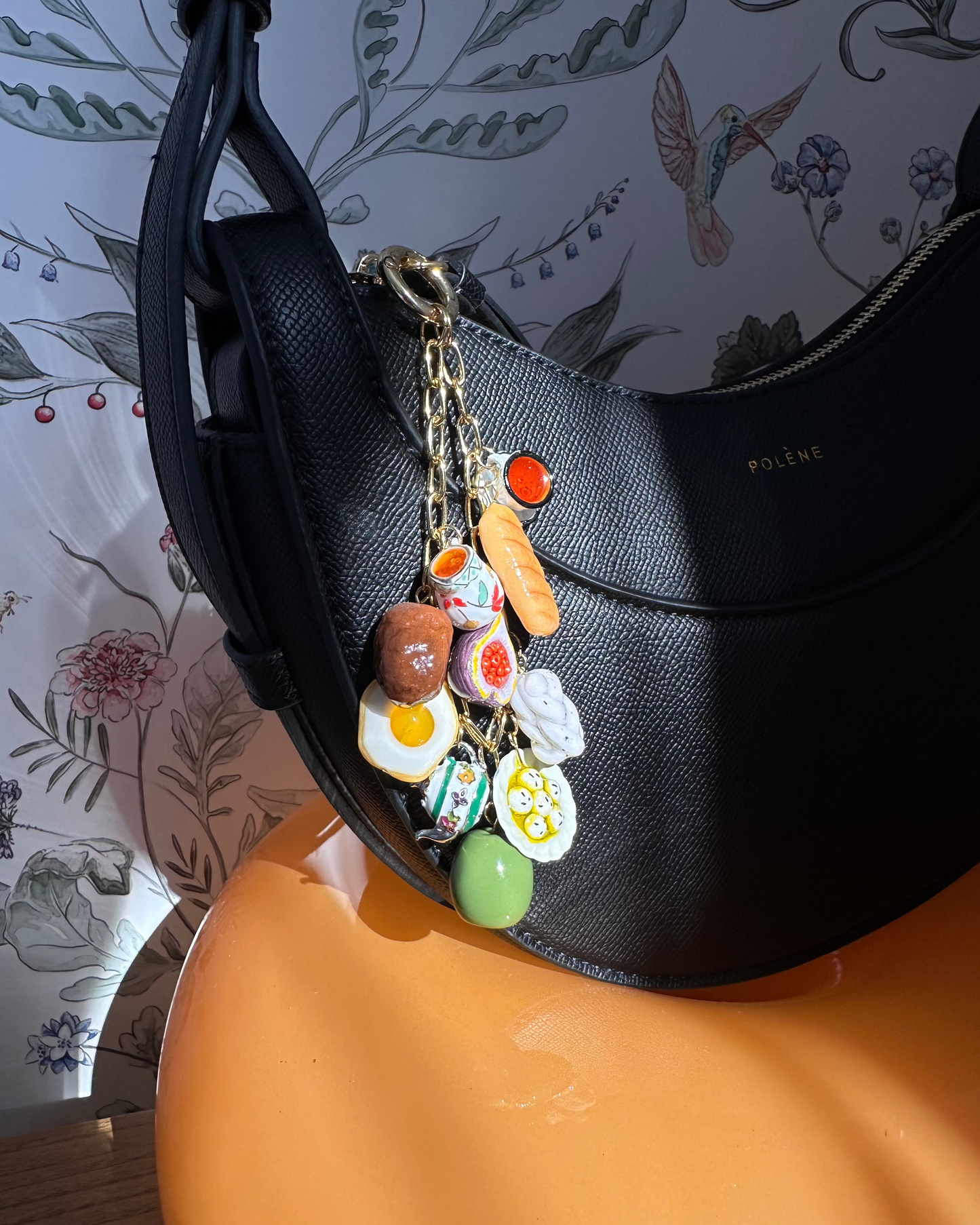 The Arabic Breakfast Bag Charm
