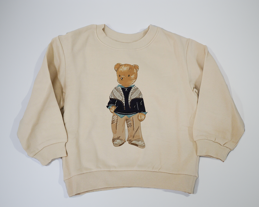 Kids Cream Kuffiyeh Crewneck