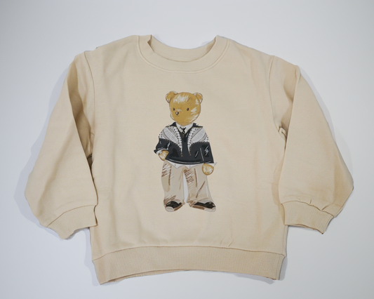 Kids Cream Kuffiyeh Crewneck