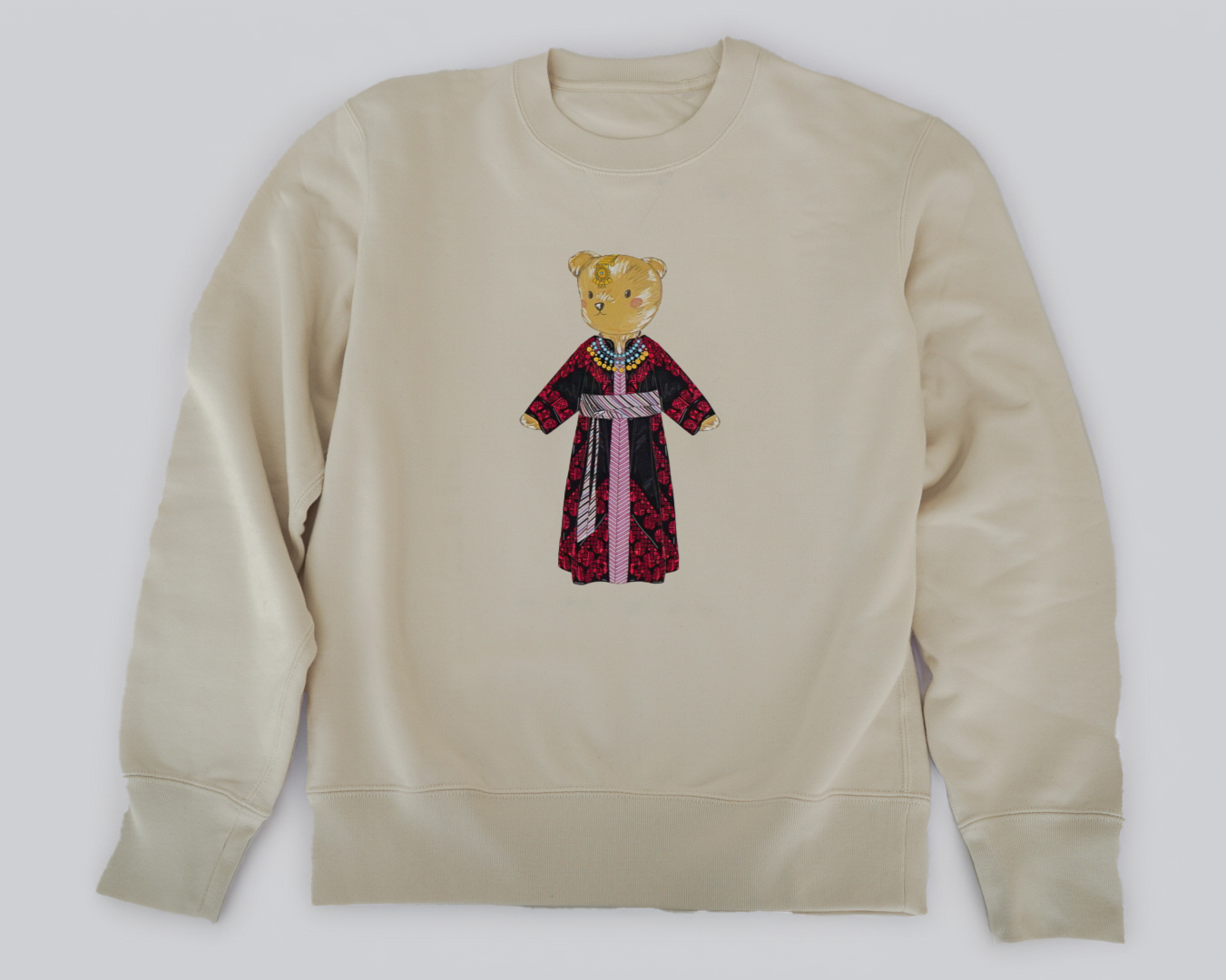 Cream Syrian Thobe Crewneck